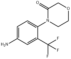 3-Morpholinone, 4-[4-amino-2-(trifluoromethyl)phenyl]-
