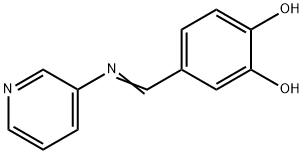 1,2-Benzenediol, 4-[(3-pyridinylimino)methyl]- (9CI)