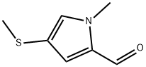 1H-Pyrrole-2-carboxaldehyde, 1-methyl-4-(methylthio)- (9CI)