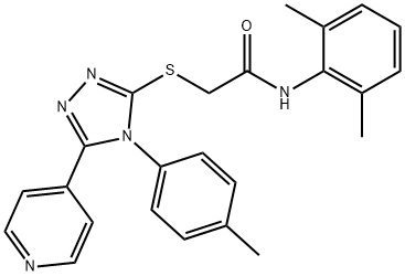N-(2,6-dimethylphenyl)-2-{[4-(4-methylphenyl)-5-pyridin-4-yl-4H-1,2,4-triazol-3-yl]sulfanyl}acetamide