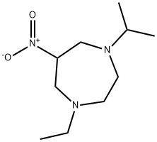 1H-1,4-Diazepine,1-ethylhexahydro-4-(1-methylethyl)-6-nitro-(9CI)