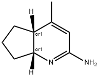 5H-Cyclopenta[b]pyridin-2-amine,4a,6,7,7a-tetrahydro-4-methyl-,(4aR,7aR)-rel-(9CI)