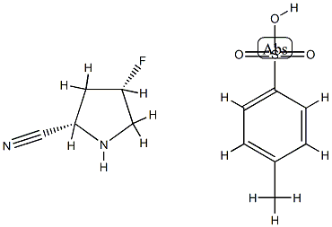 (2S,4S)-4-氟吡咯烷-2-甲腈 4-甲基苯磺酸负离子