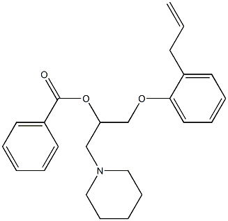 1-(2-allylphenoxy)-3-(piperidin-1-yl)propan-2-ol benzoate