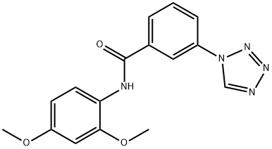 N-(2,4-dimethoxyphenyl)-3-(1H-tetrazol-1-yl)benzamide