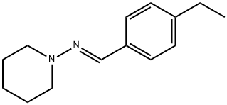1-Piperidinamine,N-[(4-ethylphenyl)methylene]-(9CI)