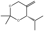 1,3-Dioxane,2,2-dimethyl-5-methylene-4-(1-methylethyl)-,(4S)-(9CI)