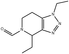 5H-1,2,3-Triazolo[4,5-c]pyridine-5-carboxaldehyde,1,4-diethyl-1,4,6,7-tetrahydro-(9CI)