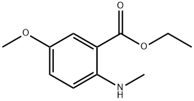 Benzoic acid, 5-methoxy-2-(methylamino)-, ethyl ester (9CI)