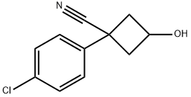 1-(4-chlorophenyl)-3-hydroxycyclobutane-1-carbonitrile