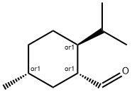 Cyclohexanecarboxaldehyde, 5-methyl-2-(1-methylethyl)-, (1R,2S,5R)-rel- (9CI)