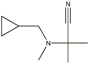 Propanenitrile, 2-[(cyclopropylmethyl)methylamino]-2-methyl- (9CI)
