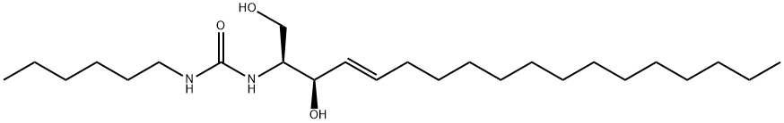 D-ERYTHRO-N-[2-(1,3-DIHYDROXY-4E-OCTADECENE)]-N'-HEXANE-UREA-SPHINGOSINE;C6-UREA-CERAMIDE