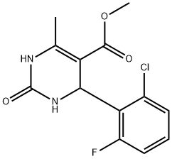 5-Pyrimidinecarboxylicacid,4-(2-chloro-6-fluorophenyl)-1,2,3,4-tetrahydro-6-methyl-2-oxo-,methylester(9CI)