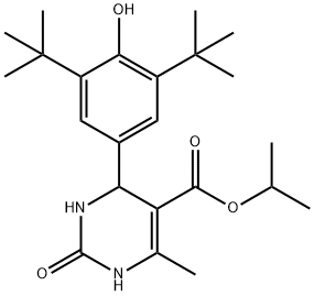 isopropyl 4-(3,5-ditert-butyl-4-hydroxyphenyl)-6-methyl-2-oxo-1,2,3,4-tetrahydro-5-pyrimidinecarboxylate