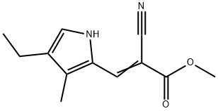 2-Propenoicacid,2-cyano-3-(4-ethyl-3-methyl-1H-pyrrol-2-yl)-,methylester(9CI)