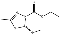 1,3,4-Thiadiazole-3(2H)-carboxylicacid,5-methyl-2-(methylimino)-,ethylester(9CI)