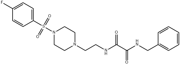 N~1~-benzyl-N~2~-(2-{4-[(4-fluorophenyl)sulfonyl]-1-piperazinyl}ethyl)ethanediamide