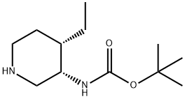 Carbamic acid, [(3S,4S)-4-ethyl-3-piperidinyl]-, 1,1-dimethylethyl ester (9CI)