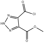 2H-1,2,3-Triazole-4-carboxylic acid, 5-(chlorocarbonyl)-, methyl ester (9CI)