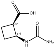 Cyclobutanecarboxylic acid, 2-[(aminocarbonyl)amino]-, (1R,2S)-rel- (9CI)