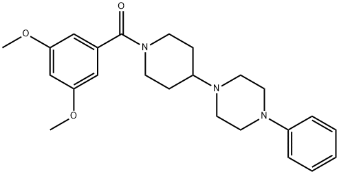 (3,5-dimethoxyphenyl)[4-(4-phenylpiperazin-1-yl)piperidin-1-yl]methanone