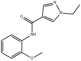 1H-Pyrazole-4-carboxamide,1-ethyl-N-(2-methoxyphenyl)-(9CI)
