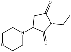 2,5-Pyrrolidinedione,1-ethyl-3-(4-morpholinyl)-(9CI)