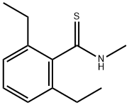 Benzenecarbothioamide, 2,6-diethyl-N-methyl- (9CI)
