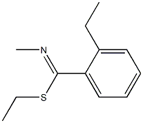 Benzenecarboximidothioic acid, 2-ethyl-N-methyl-, ethyl ester, [C(E)]- (9CI)