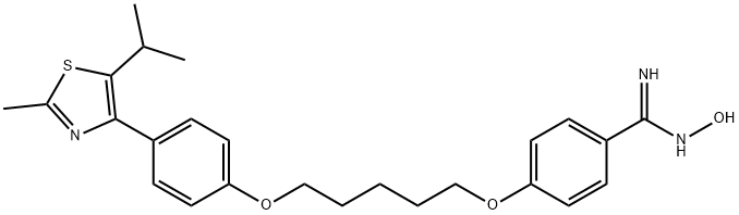 (Z)-N-羟基-4-((5-(4-(5-异丙基-2-甲基噻唑-4-基)苯氧基)戊基)氧代)苯脒