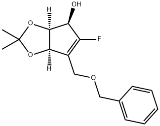 (3aS,4R,6aR)-6-[(benzyloxy)methyl]-5-fluoro-2,2-dimethyl-2H,3aH,4H,6aH-cyclopenta[d][1,3]dioxol-4-ol