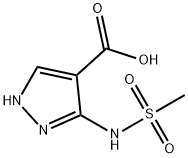 1H-Pyrazole-4-carboxylicacid,3-[(methylsulfonyl)amino]-(9CI)