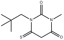 2,4(1H,3H)-Pyrimidinedione,  1-(2,2-dimethylpropyl)dihydro-3-methyl-6-thioxo-