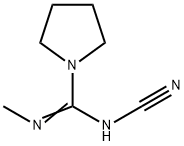 1-Pyrrolidinecarboximidamide,N-cyano-N-methyl-(9CI)