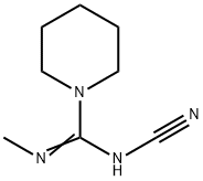 1-Piperidinecarboximidamide,N-cyano-N-methyl-(9CI)