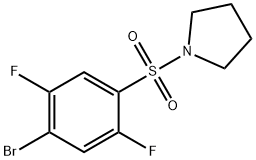 1-(4-溴-2,5-二氟苯磺酰)吡咯烷