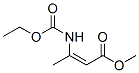 2-Butenoic  acid,  3-[(ethoxycarbonyl)amino]-,  methyl  ester
