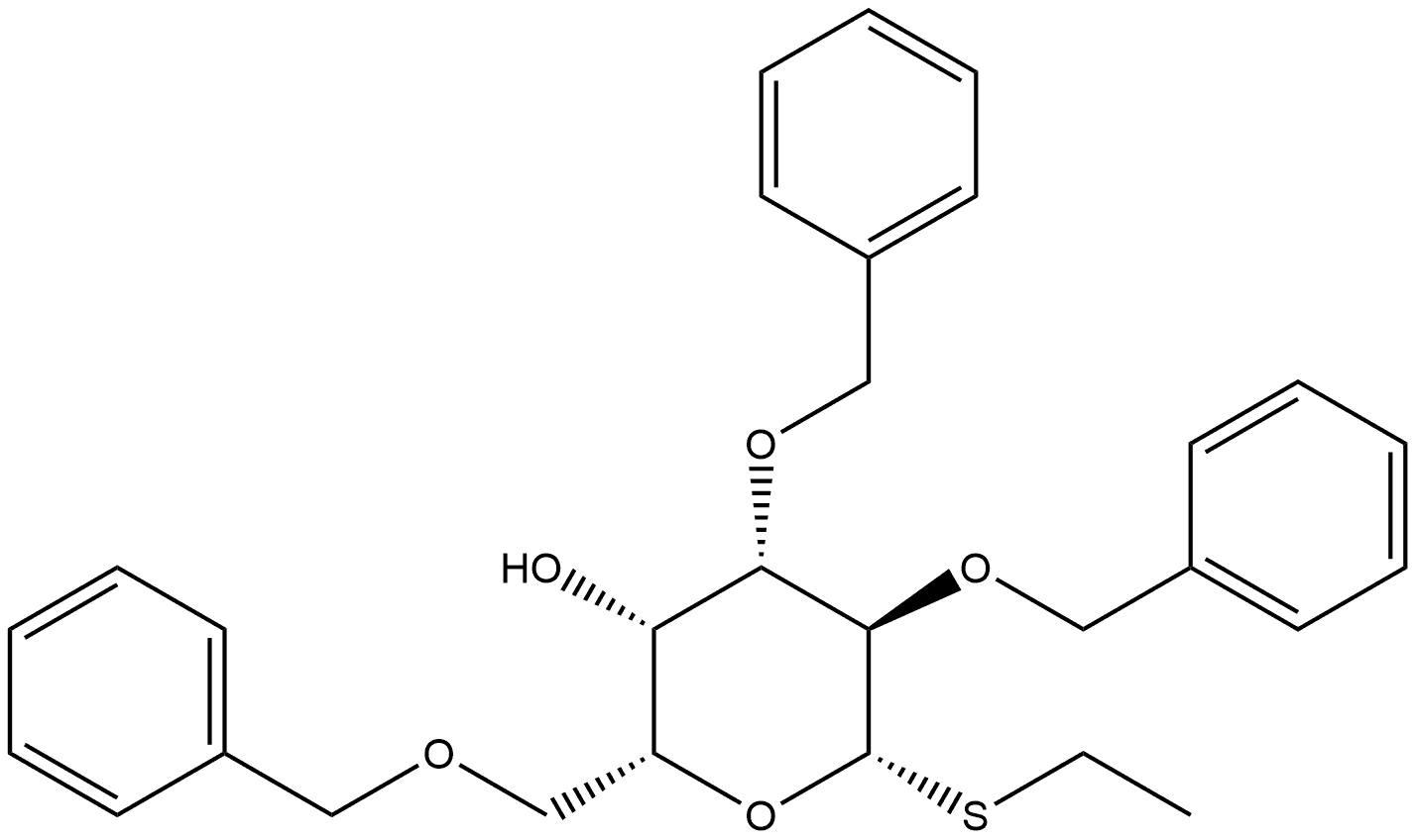 2,3,6-三-O-苄基-1-硫代-Β-D-吡喃半乳糖乙酯