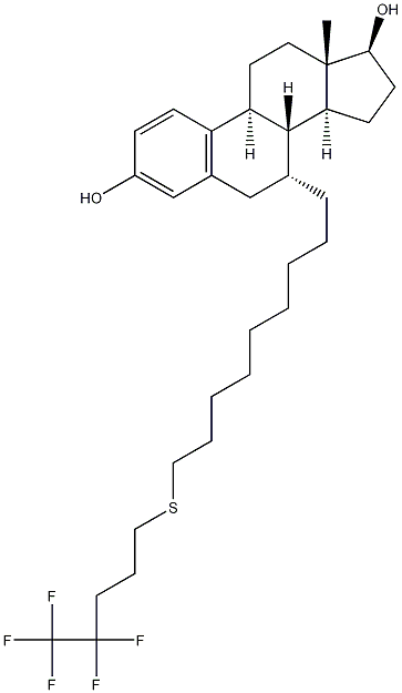 (7A,17B)- 7-[9-[(4,4,5,5,5-五氟戊基)硫]壬基]雌甾-1,3,5(10)-三烯-3,17-二醇