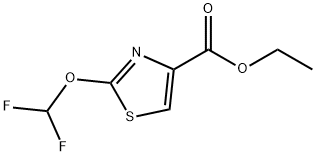 4-Thiazolecarboxylicacid,2-(difluoromethoxy)-,ethylester(9CI)