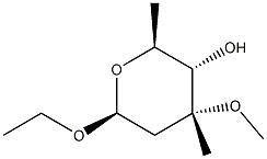 ba-L-ribo-Hexopyranoside, ethyl 2,6-dideoxy-3-C-methyl-3-O-methyl- (9CI)