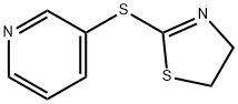 Pyridine, 3-[(4,5-dihydro-2-thiazolyl)thio]- (9CI)