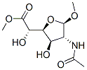 .beta.-D-Glucofuranosiduronic acid, methyl 2-(acetylamino)-2-deoxy-, methyl ester