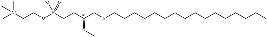 2'-(trimethylammonio)-ethyl-4-(hexadecylthio)-3-methoxybutane phosphonate