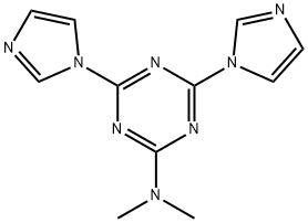 4,6-Di-1H-imidazol-1-yl-N,N-dimethyl-1,3,5-triazin-2-amine