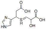 S-(2-carboxy-1-(1H-imidazol-4-yl)-ethyl)-3-thiolactic acid