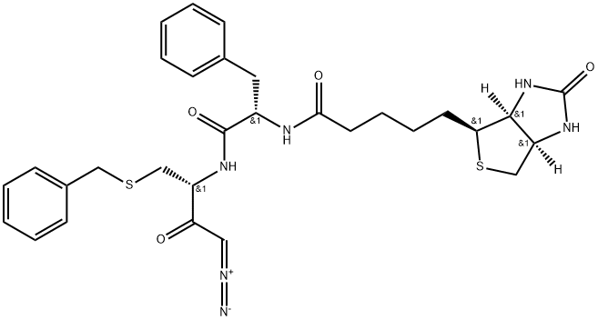 biotin-phenylalanyl-(S-benzyl)cysteinyl-diazomethane