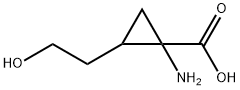 Cyclopropanecarboxylic acid, 1-amino-2-(2-hydroxyethyl)- (9CI)
