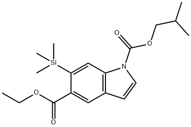 5-ETHYL 1-ISOBUTYL 6-(TRIMETHYLSILYL)INDOLE-1,5-DICARBOXYLATE